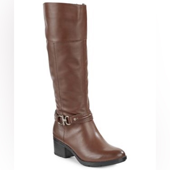 π’NWT 6 Bandolino Tall Cognac Boots - Picture 1 of 9
